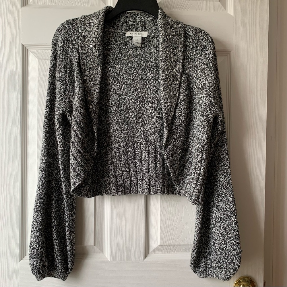 White House Black Market cropped cardigan size small